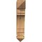 Ekena Millwork Merced Arts & Crafts Smooth Bracket, Western Red Cedar, 3 1/2"W x 14"D x 18"H BKT04X14X18MRC03SWR - alternate 2